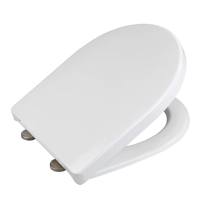 Wenko Tapa WC Habos con Dispositivo Automático de Bajar Easy-Close, Higiénica con Sujeción Fix-Clip 1 Wenko Tapa WC Habos con Dispositivo Automático de Bajar Easy-Close, Higiénica con Sujeción Fix-Clip 1