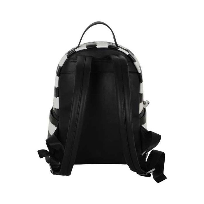 Karactermania Mochila Heady Bitelchús / Beetlejuice Stripes Urbana PVC Poliéster con Cremallera y Bolsillos 16 x 25 x 29 cm 2 Karactermania Mochila Heady Bitelchús / Beetlejuice Stripes Urbana PVC Poliéster con Cremallera y Bolsillos 16 x 25 x 29 cm 2