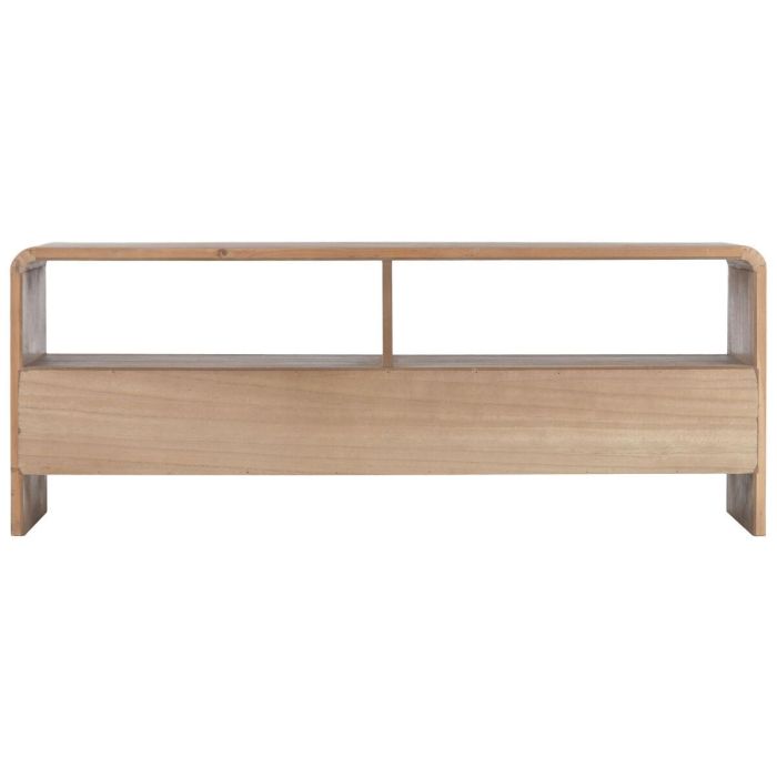 DKD Home Decor Mueble TV Urban Marrón de Madera de Paulownia y Olmo 120 x 40 x 45 cm con 2 Cajones 7
