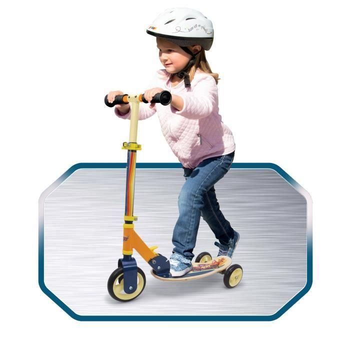 Cars scooter de madera plegable de 3 ruedas 4 Cars scooter de madera plegable de 3 ruedas 4