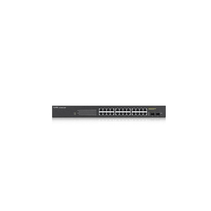 Zyxel GS1900-24HP Gestionado Gigabit Ethernet (10/100/1000) 1U Negro 1 Zyxel GS1900-24HP Gestionado Gigabit Ethernet (10/100/1000) 1U Negro 1