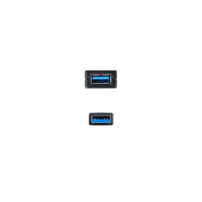 Nanocable 10.01.0311 Cable Alargador USB 3.0 con Amplificador, USB A Macho - Hembra, 5m, Negro, 5Gbps Plug & Play 1 Nanocable 10.01.0311 Cable Alargador USB 3.0 con Amplificador, USB A Macho - Hembra, 5m, Negro, 5Gbps Plug & Play 1