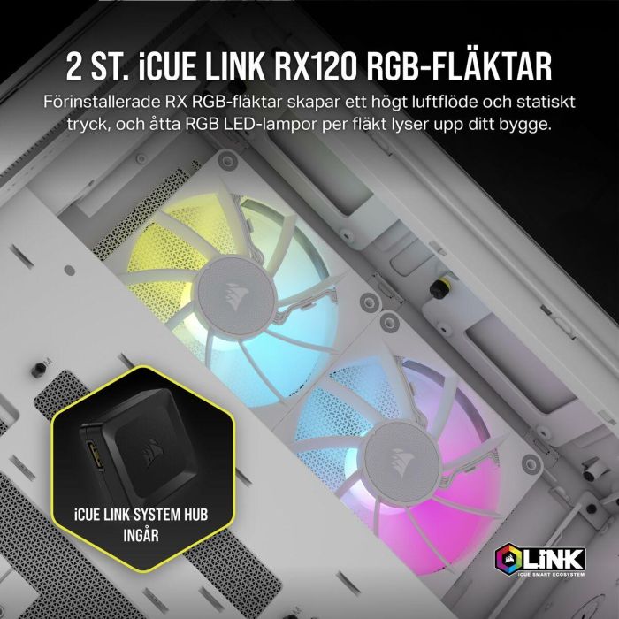 Caja Semitorre ATX Corsair Blanco 11 Caja Semitorre ATX Corsair Blanco 11