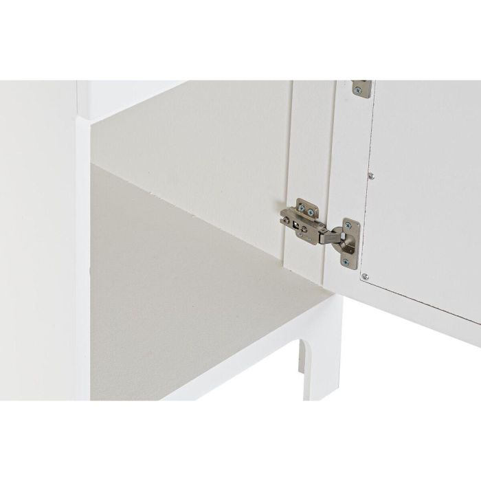 Escritorio DKD Home Decor Abeto Blanco Ratán (140 x 50 x 76 cm) 5 Escritorio DKD Home Decor Abeto Blanco Ratán (140 x 50 x 76 cm) 5