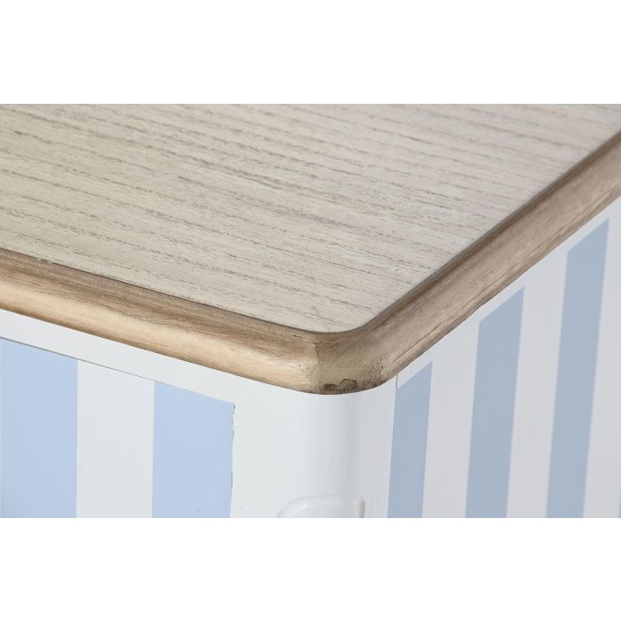 DKD Home Decor Mueble TV Mediterráneo Colección Bayona 2023 Madera Paulownia Blanco Azul Celeste 120x48x60 cm con 4 Cajones y 3 Puertas 2 DKD Home Decor Mueble TV Mediterráneo Colección Bayona 2023 Madera Paulownia Blanco Azul Celeste 120x48x60 cm con 4 Cajones y 3 Puertas 2