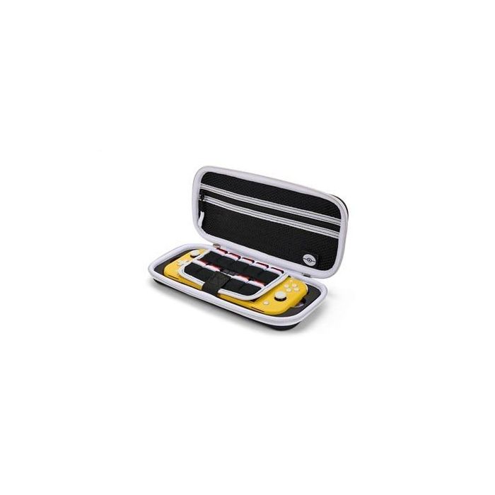 Power A 1522749-01 Estuche Protector Compacto para Nintendo Switch OLED, Switch y Switch Lite Pikachu Negro/Plata 5
