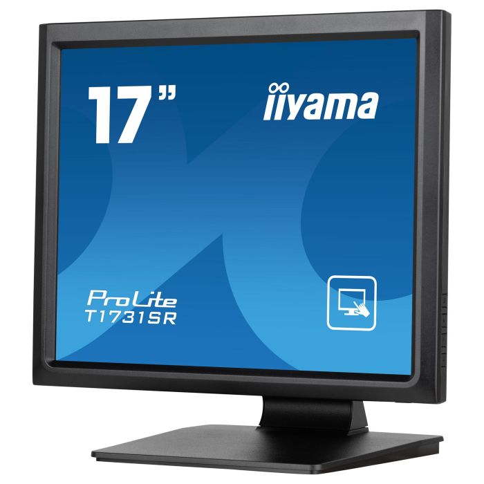 IIYAMA ProLite T1731SR-B1S 43.2 cm (17") 1280 x 1024 Pixeles SXGA LCD 5 ms Negro Pantalla Táctil Resistiva TN 250 cd/m² 1000:1 HDMI+DP