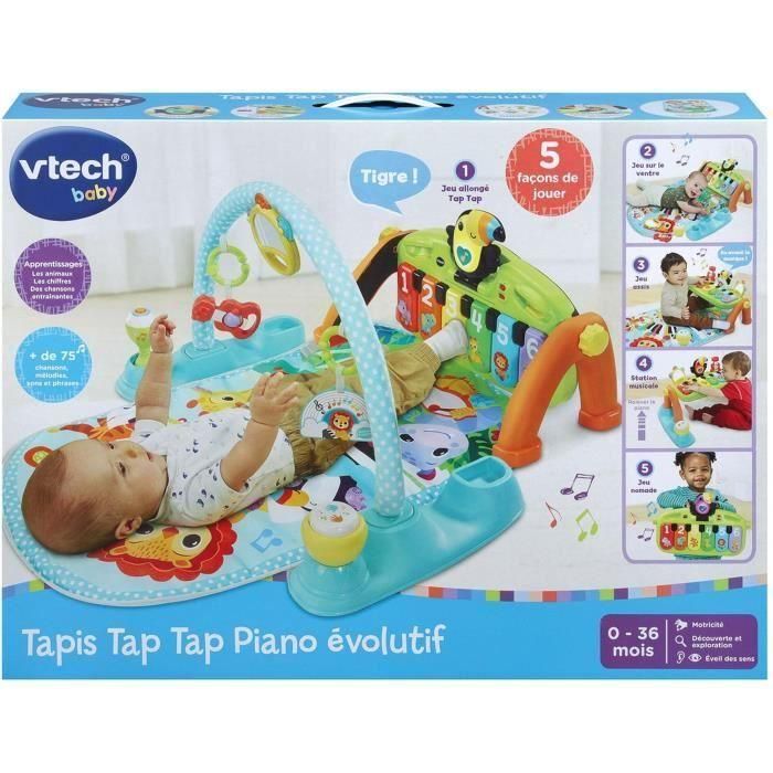 Vtech Baby VTE3417765795053 - Alfombra de Piano Evolutiva Tap Tap Multicolor 3 Vtech Baby VTE3417765795053 - Alfombra de Piano Evolutiva Tap Tap Multicolor 3