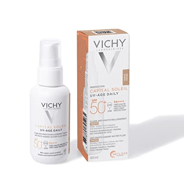 Vichy Capital Soleil Face Serum Uv Age Fps50 Com Cor 40 mL