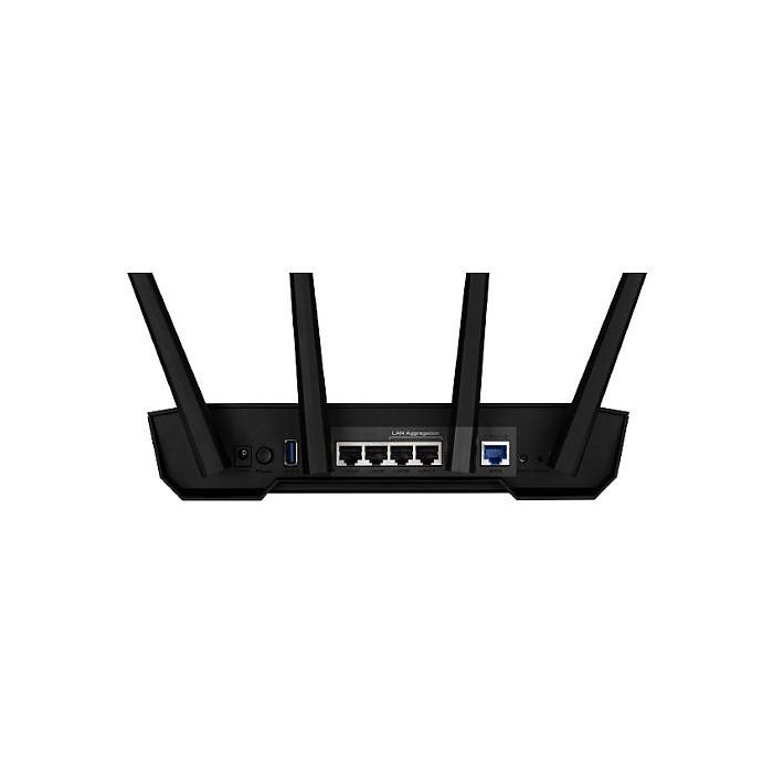 ASUS Router Inalámbrico TUF Gaming AX3000 V2 Doble Banda Wi-Fi 6 (802.11ax) hasta 2402 Mbit/s Gigabit Ethernet Negro Naranja