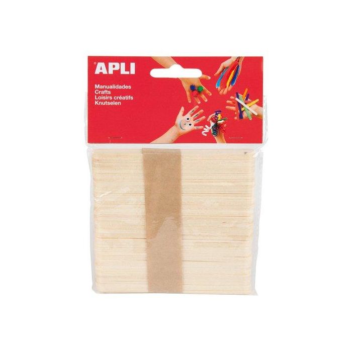 Apli Palo De Polo 114x10 mm Color Madera Natural -50 Unidades