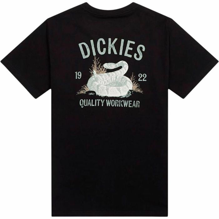 Camiseta de Manga Corta Hombre Dickies Dickies Snake Ss Tee Negro M 1
