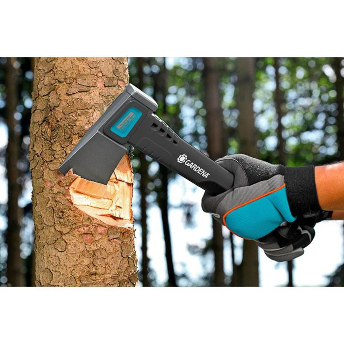 Gardena Hacha universal 1000a 08714-48 para cortar troncos pequeños, cuchilla fina y ancha, mango ergonómico fibra de vidrio, 13x45cm 1 Gardena Hacha universal 1000a 08714-48 para cortar troncos pequeños, cuchilla fina y ancha, mango ergonómico fibra de vidrio, 13x45cm 1