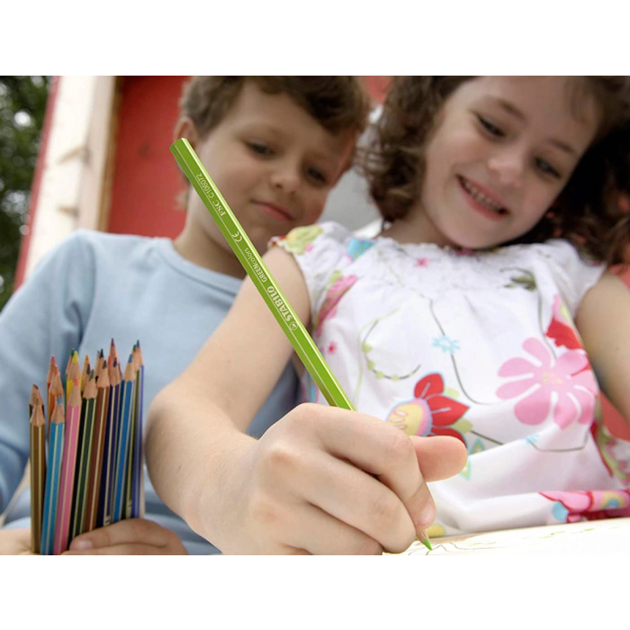 Stabilo Lápices de Colores Green Colors Certificado FSC Estuche Cartón 18 Unidades Colores Surtidos 3