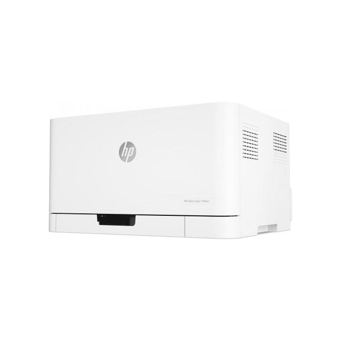 HP 150nw Impresora Láser Color A4 WiFi Ethernet, 600x600 DPI. Impresión 18ppm Negro / 4ppm Color para Hogar/Oficina. 4