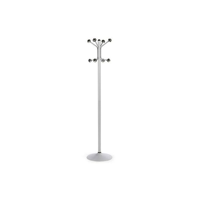 Perchero Pie 6100 Metalico 8 Bolas 177X38 Color Plata