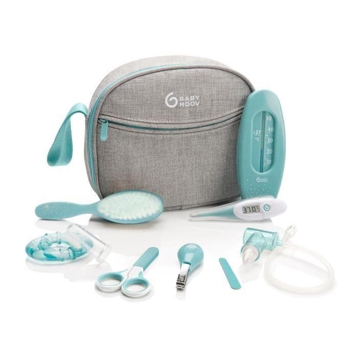 Babymoov Kit de Cuidado Completo Personalizable para Bebé - Estuche de Aseo con Bolsillos Interiores y Exteriores
