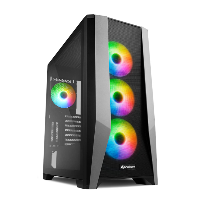 Sharkoon ELITE SHARK TG7M RGB Negro Sharkoon ELITE SHARK TG7M RGB Negro