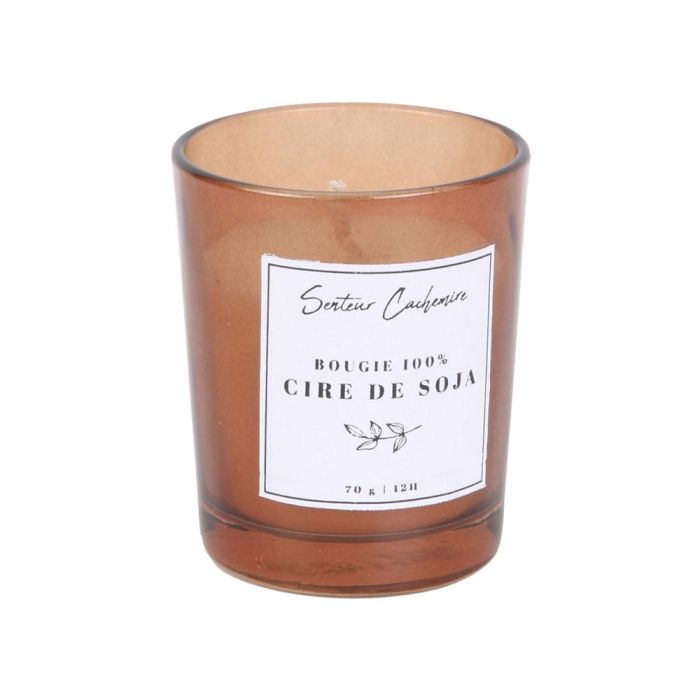 Home Deco Factory Vela Cera Soja Aromas Surtidos Flor de Algodón Orquídea Cachemire Diámetro 5,5 cm Altura 6,5 cm 4