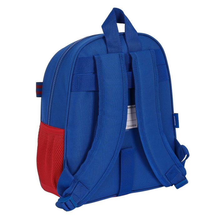 Mochila Escolar F.C. Barcelona Azul Granate 27 x 33 x 10 cm 2