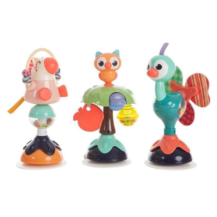 Creaciones Llopis Sonajero con ventosa Pavo Real 25x12 cm 1