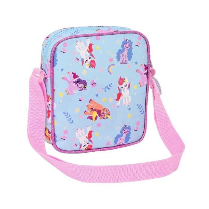 Bolso Bandolera My Little Pony Wild & free Azul Rosa 16 x 18 x 4 cm 1 Bolso Bandolera My Little Pony Wild & free Azul Rosa 16 x 18 x 4 cm 1