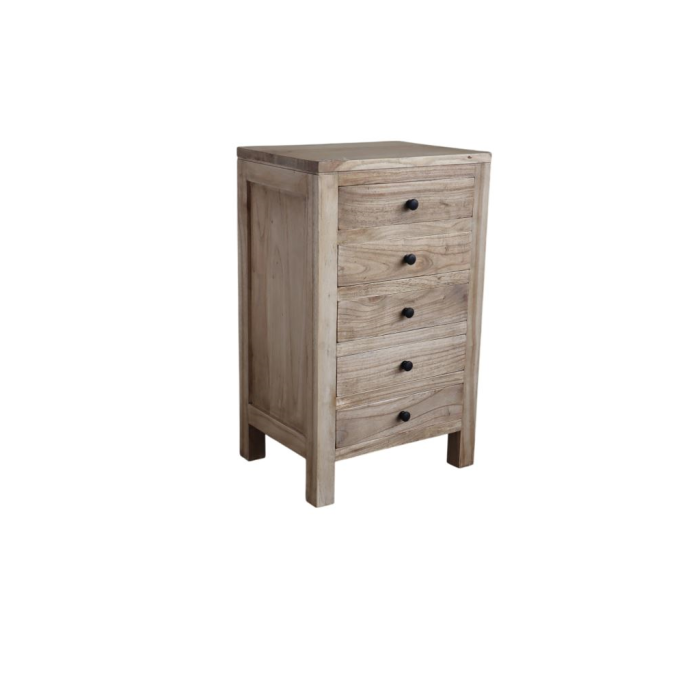 DKD Home Decor Chifonier Alpino de Mindi Ancho 45 x Fondo 35 x Alto 75 cm