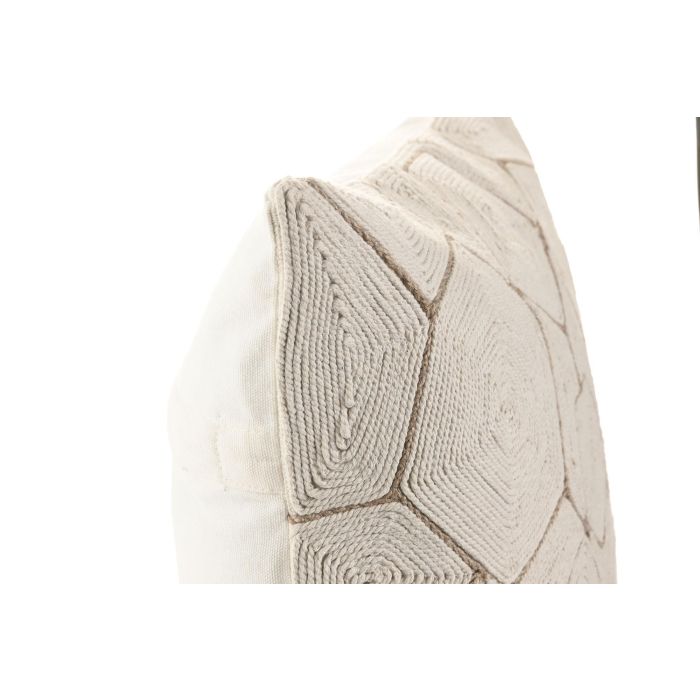 Cojin Boho DKD Home Decor Crudo Natural 45 x 45 cm (2 Unidades) 1 Cojin Boho DKD Home Decor Crudo Natural 45 x 45 cm (2 Unidades) 1