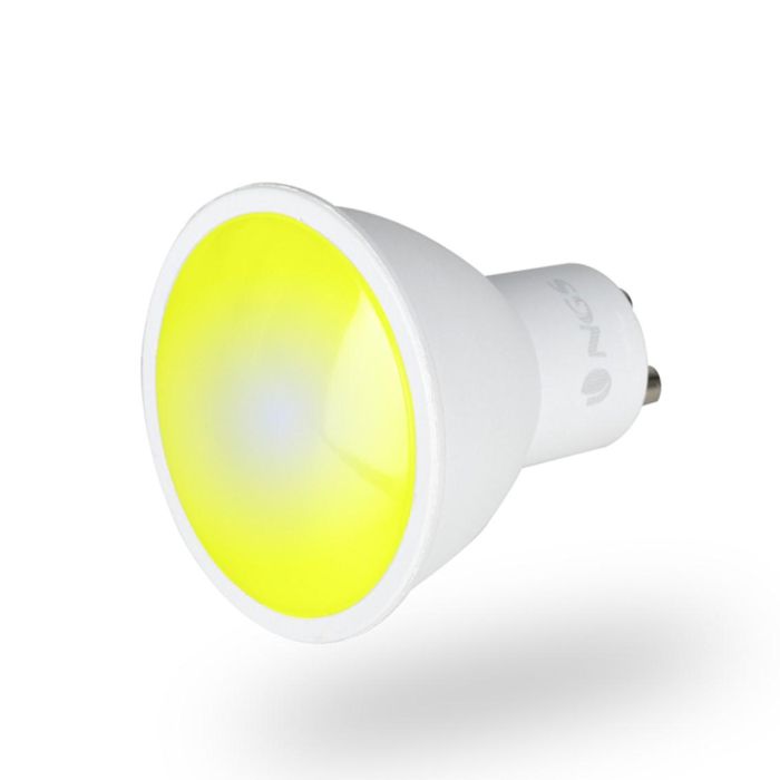 NGS Bombilla Inteligente LED Wifi 5W RGB+W, Control por Voz con Alexa y Google Assistant, GU-10 2 NGS Bombilla Inteligente LED Wifi 5W RGB+W, Control por Voz con Alexa y Google Assistant, GU-10 2