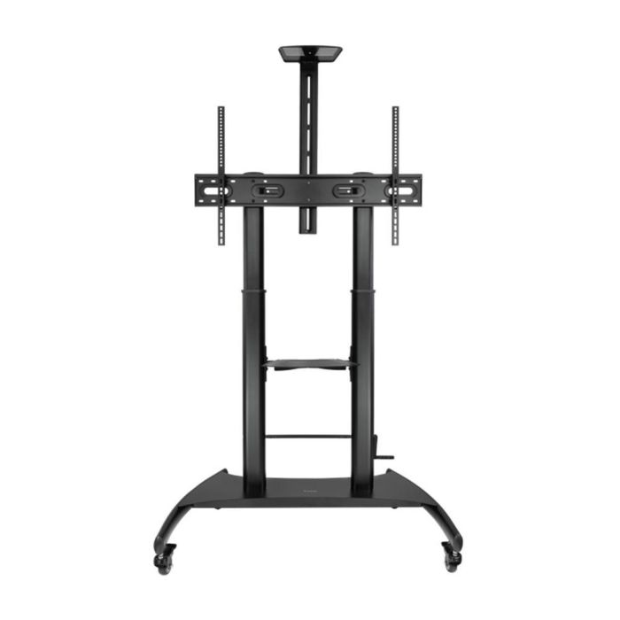 TooQ FS20404HM-B Soporte de Suelo con Ruedas para TV 60-100" Inclinable Altura Regulable 100kg con Bandejas Negro 1 TooQ FS20404HM-B Soporte de Suelo con Ruedas para TV 60-100" Inclinable Altura Regulable 100kg con Bandejas Negro 1
