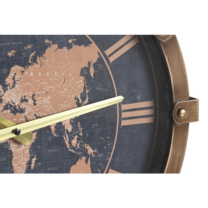 Reloj Pared Loft DKD Home Decor Dorado Plateado 8.5 x 54 x 42 cm (2 Unidades) 2 Reloj Pared Loft DKD Home Decor Dorado Plateado 8.5 x 54 x 42 cm (2 Unidades) 2
