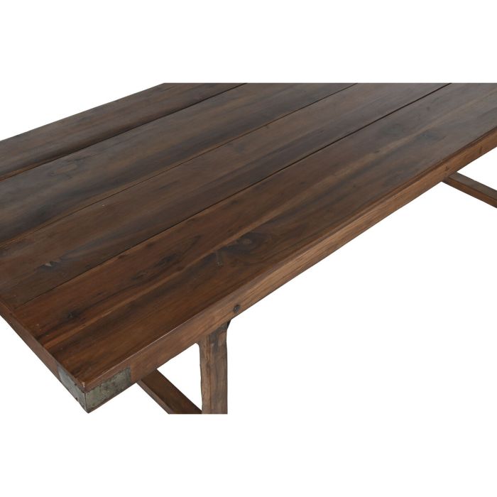 Mesa Plegable Home ESPRIT Natural Madera Reciclada 240 x 90 x 77 cm 6