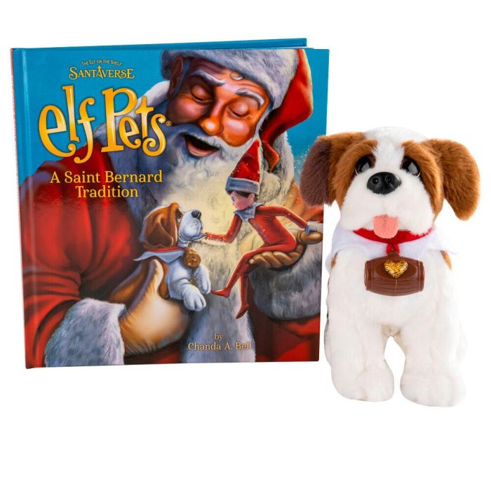 Set Cuento + Peluche Perro San Bernando Elf Pets español 0 Set Cuento + Peluche Perro San Bernando Elf Pets español 0