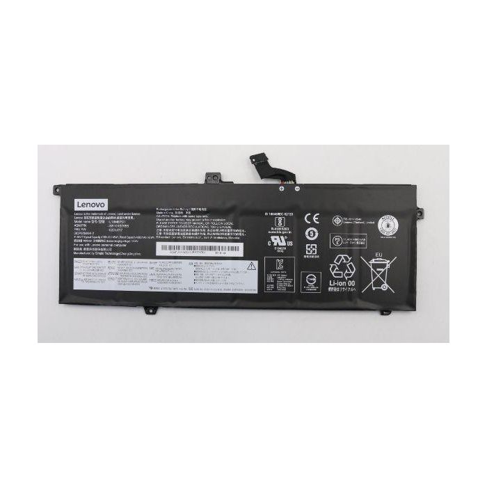Lenovo Internal Lithium-Ion battery, 48Wh capacity, 6 cells, designed for select Lenovo ThinkPad models with Smart Power Management. Lenovo Internal Lithium-Ion battery, 48Wh capacity, 6 cells, designed for select Lenovo ThinkPad models with Smart Power Management.