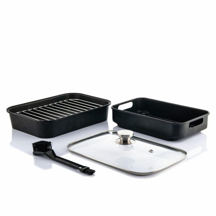 Freidora de Aire con Grill, Accesorios y Recetario InnovaGoods Fryinn 12-in-1 6000 Negro Acero 3400 W 6 L 2 Freidora de Aire con Grill, Accesorios y Recetario InnovaGoods Fryinn 12-in-1 6000 Negro Acero 3400 W 6 L 2