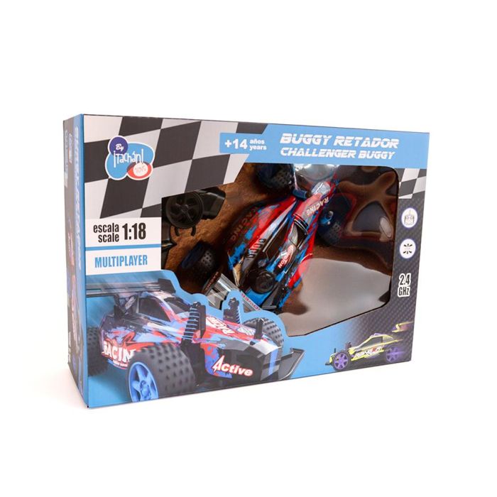 Buggy Car Retador Azul R/C 2.4 Gh 1:18 T01014 Tachan 4 Buggy Car Retador Azul R/C 2.4 Gh 1:18 T01014 Tachan 4