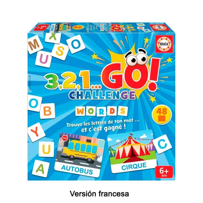 3,2,1 Go Challenge - Words En Francés 19421 Educa