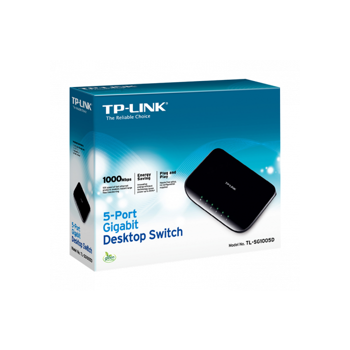 Tp-Link Switch Sg1005D No Gestionable 5 Puertos Gigabit Sobremesa No Rack 1 Tp-Link Switch Sg1005D No Gestionable 5 Puertos Gigabit Sobremesa No Rack 1