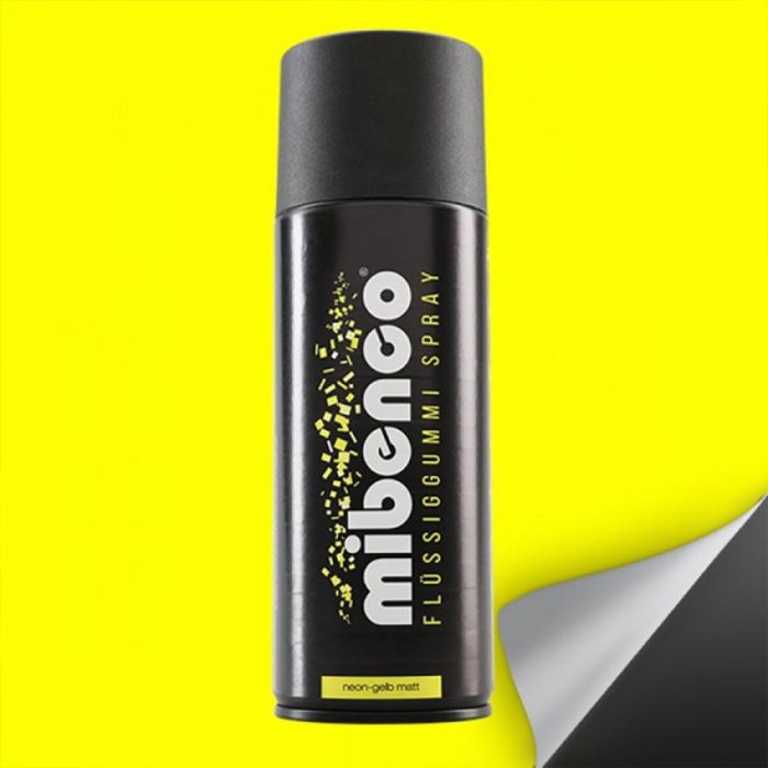 Mibenco Spray Goma Liquida 400 mL Amarillo Neon Mate MIB71421026 Mibenco Spray Goma Liquida 400 mL Amarillo Neon Mate MIB71421026