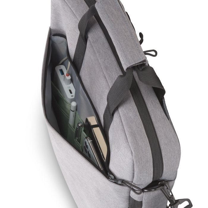 Dicota Bag Eco MOTION 13 - 15.6", 600D RPET Polyester, Light Grey 8 Dicota Bag Eco MOTION 13 - 15.6", 600D RPET Polyester, Light Grey 8
