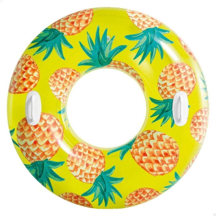 Flotador Hinchable Donut Intex Tropical Fruits Ø 107 cm (12 Unidades) 5 Flotador Hinchable Donut Intex Tropical Fruits Ø 107 cm (12 Unidades) 5