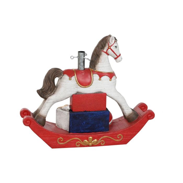 DKD Home Decor Base Soporte Árbol Navidad Tradicional Magnesia Diseño Caballito Multicolor Decoración Navideña 73 x 20.5 x 61 cm 1 DKD Home Decor Base Soporte Árbol Navidad Tradicional Magnesia Diseño Caballito Multicolor Decoración Navideña 73 x 20.5 x 61 cm 1