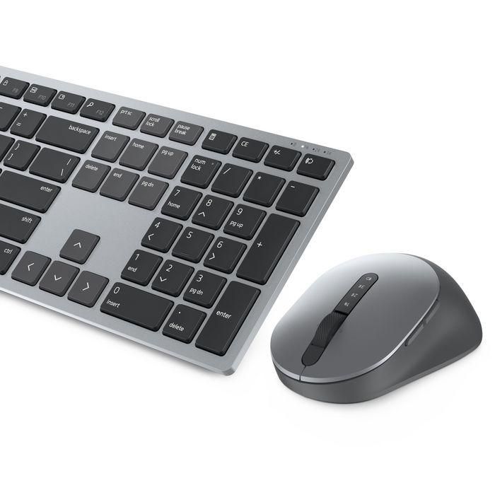 Dell Premier Combo Teclado y Ratón Inalámbrico Multi-Dispositivo RF 2.4 GHz y Bluetooth 5.0, Gris Titanio, 36 Meses Batería 3 Dell Premier Combo Teclado y Ratón Inalámbrico Multi-Dispositivo RF 2.4 GHz y Bluetooth 5.0, Gris Titanio, 36 Meses Batería 3