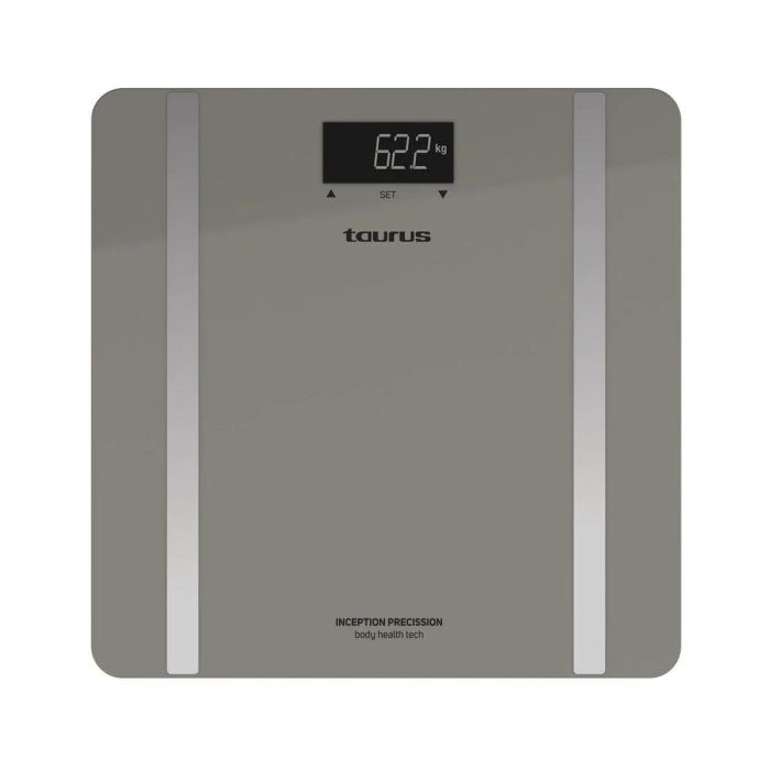 Báscula Digital de Baño Taurus INCEPTION Gris 180 kg Báscula Digital de Baño Taurus INCEPTION Gris 180 kg