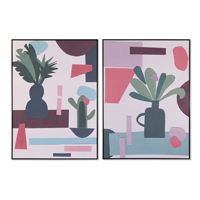 Cuadro DKD Home Decor 103 x 4,3 x 143 cm Jarrón Escandinavo (2 Unidades) Cuadro DKD Home Decor 103 x 4,3 x 143 cm Jarrón Escandinavo (2 Unidades)