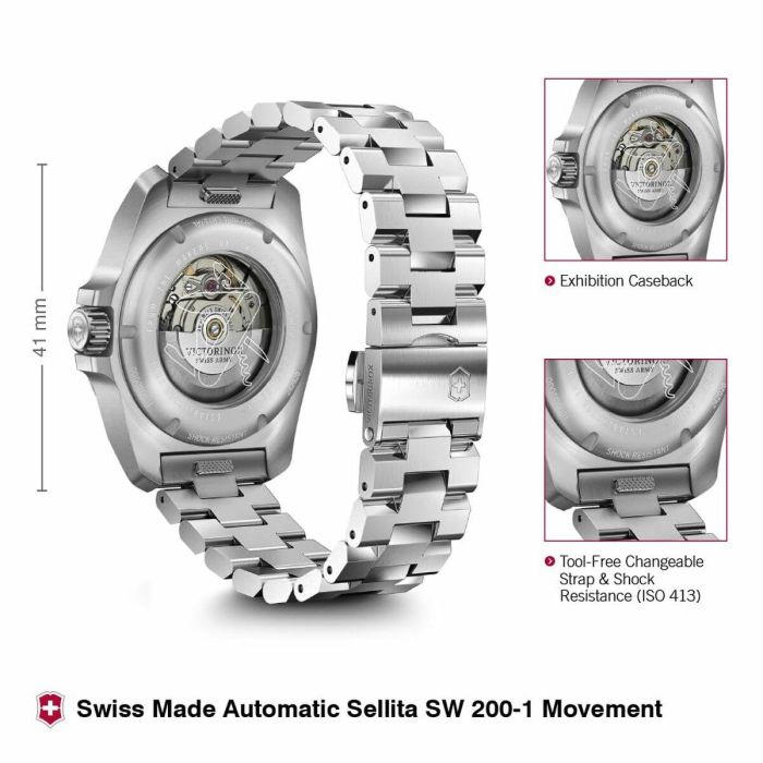 Reloj Hombre Victorinox V242020 Plateado 1 Reloj Hombre Victorinox V242020 Plateado 1