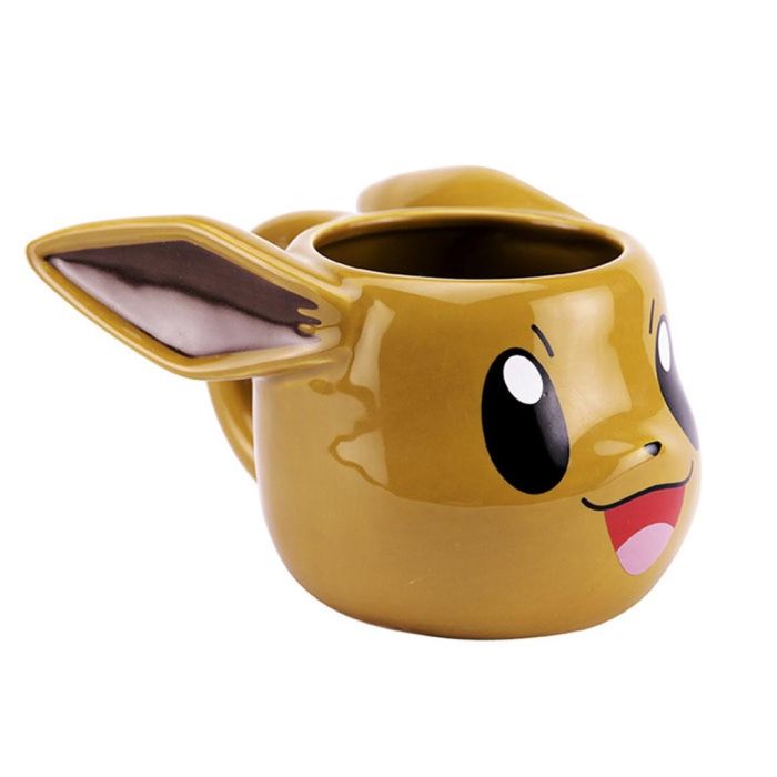 Abystyle Taza Abysse 3D Pokemon Eevee Cerámica 500ml 0 Abystyle Taza Abysse 3D Pokemon Eevee Cerámica 500ml 0