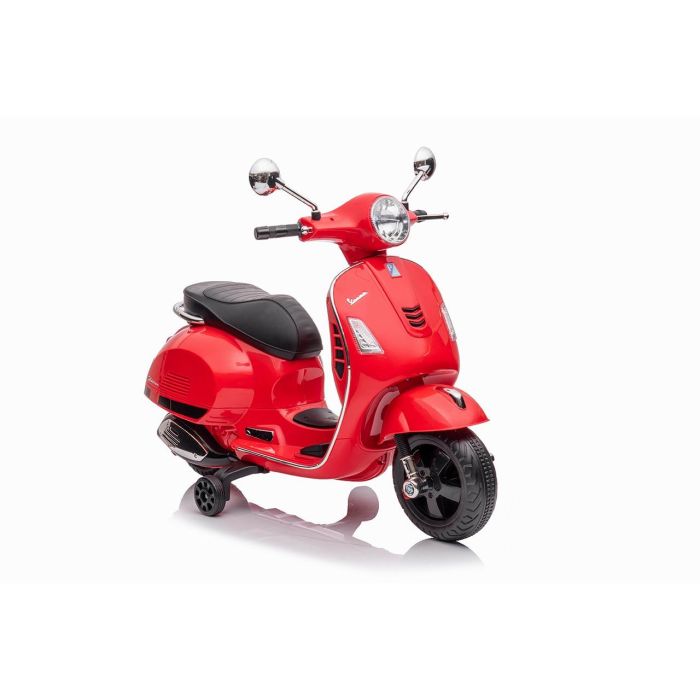 TACHAN Vespa GTS 12V Roja Moto Eléctrica con Licencia, Faros LED, USB y MP3 para Niños +3 Años 0 TACHAN Vespa GTS 12V Roja Moto Eléctrica con Licencia, Faros LED, USB y MP3 para Niños +3 Años 0