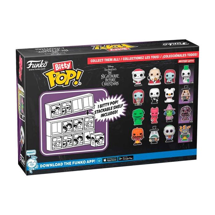 Blister 4 figuras Bitty POP Disney Pesadilla Antes de Navidad Santa Jack 1 Blister 4 figuras Bitty POP Disney Pesadilla Antes de Navidad Santa Jack 1