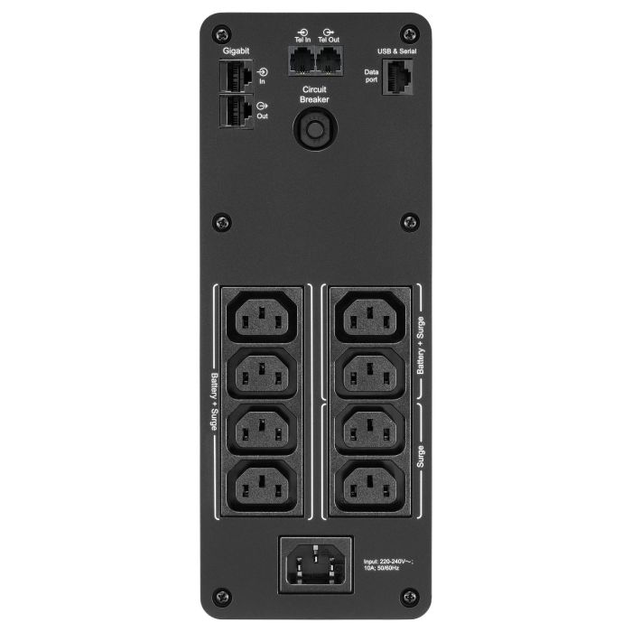 APC Back-UPS BR1200SI 1200VA 720W UPS Línea Interactiva Negro 7